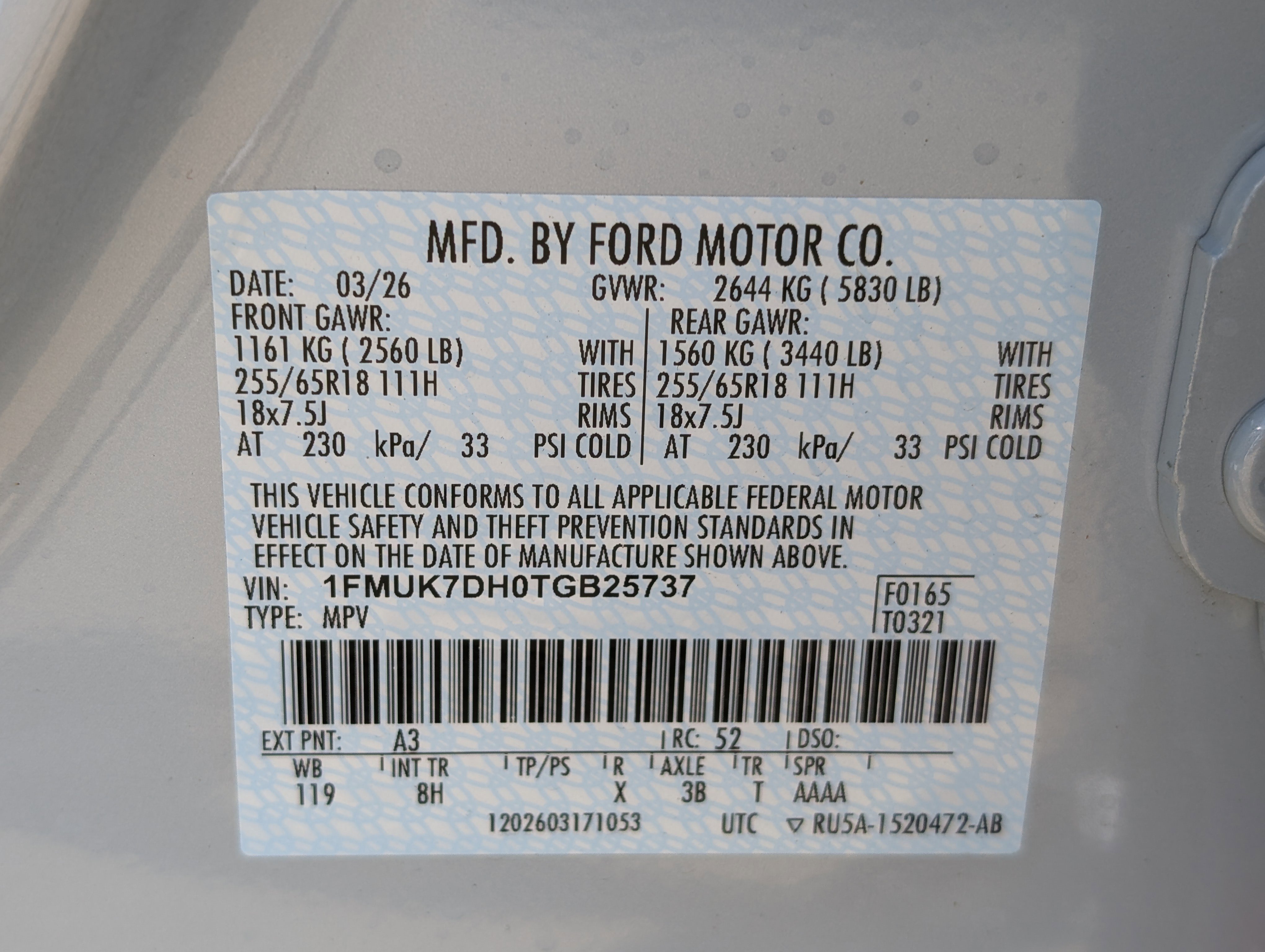 New 2026 Ford Explorer Active image 26