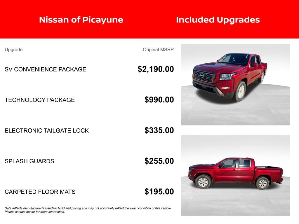 Certified 2024 Nissan Frontier SV w/ SV Convenience Package RWD image 7