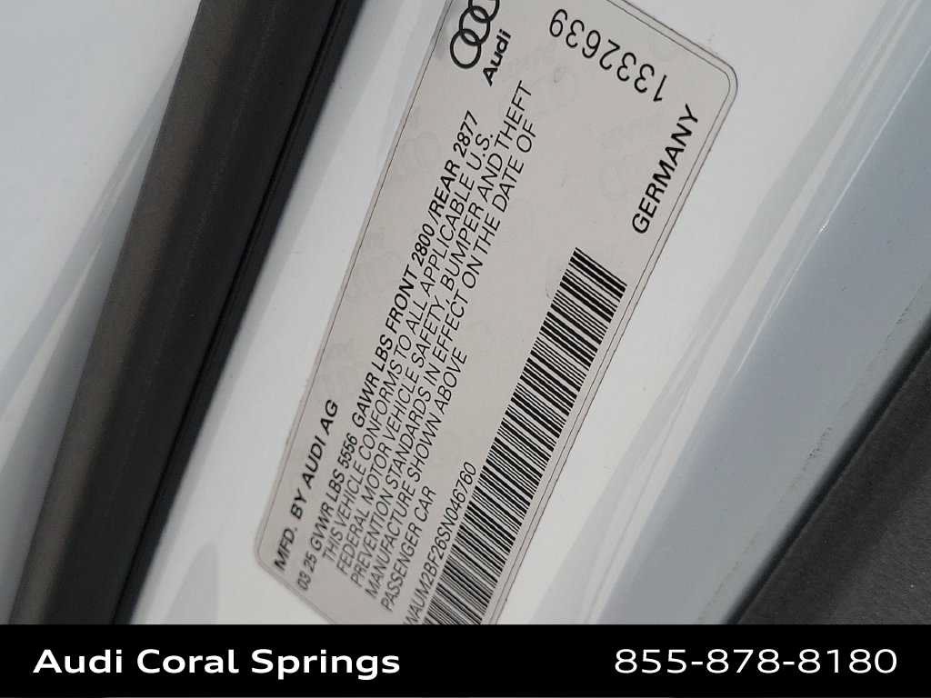 Certified 2025 Audi A6 3.0T Prestige AWD/4WD image 29