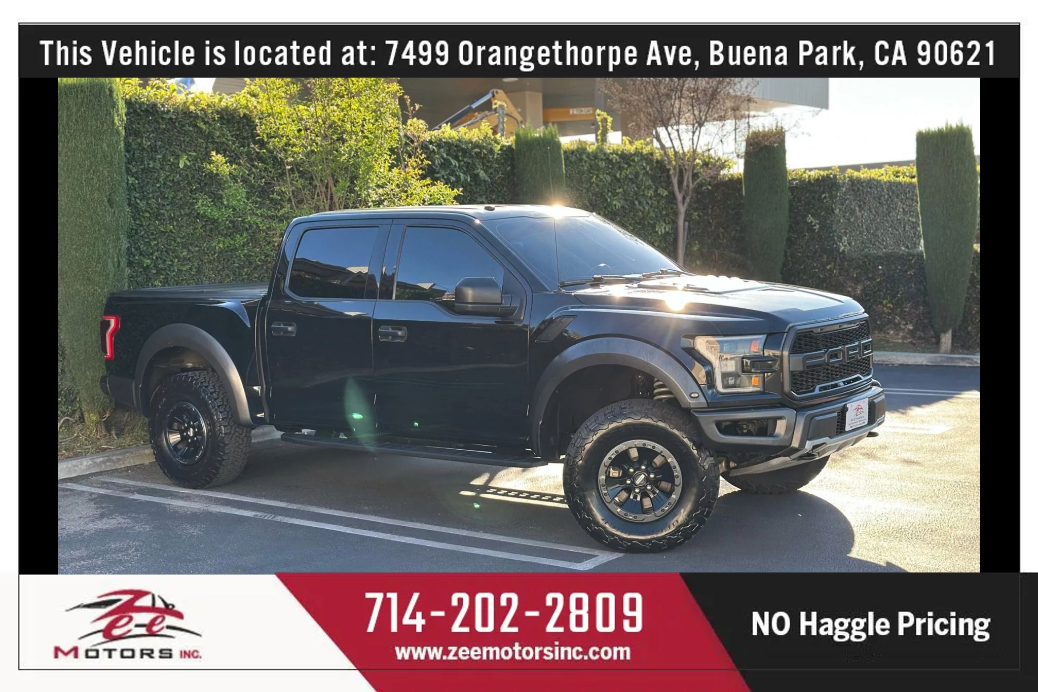 Used 2018 Ford F150 Raptor w/ Equipment Group 801A Mid AWD/4WD image 1