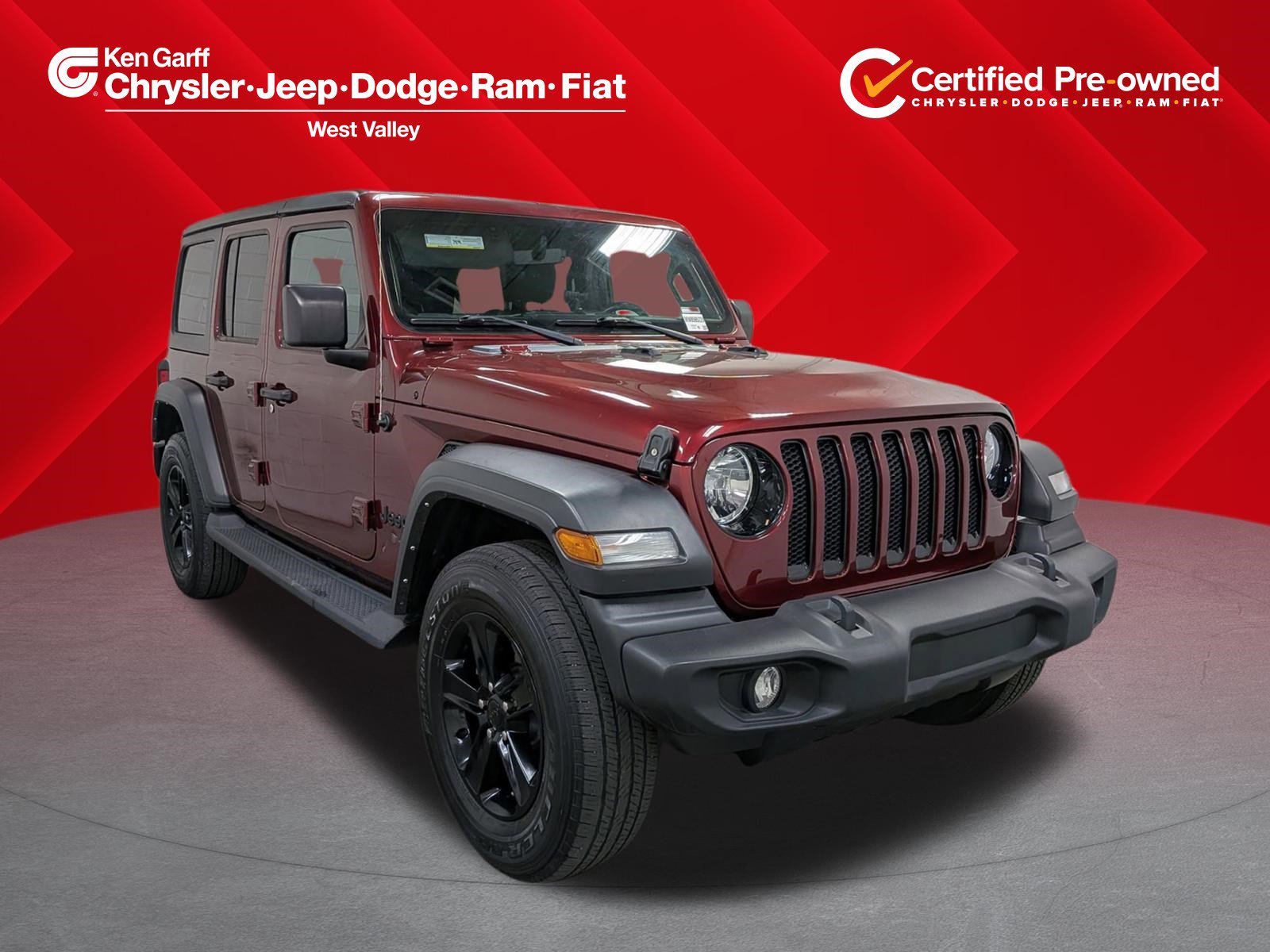 Certified 2021 Jeep Wrangler Unlimited Sport AWD/4WD image 1