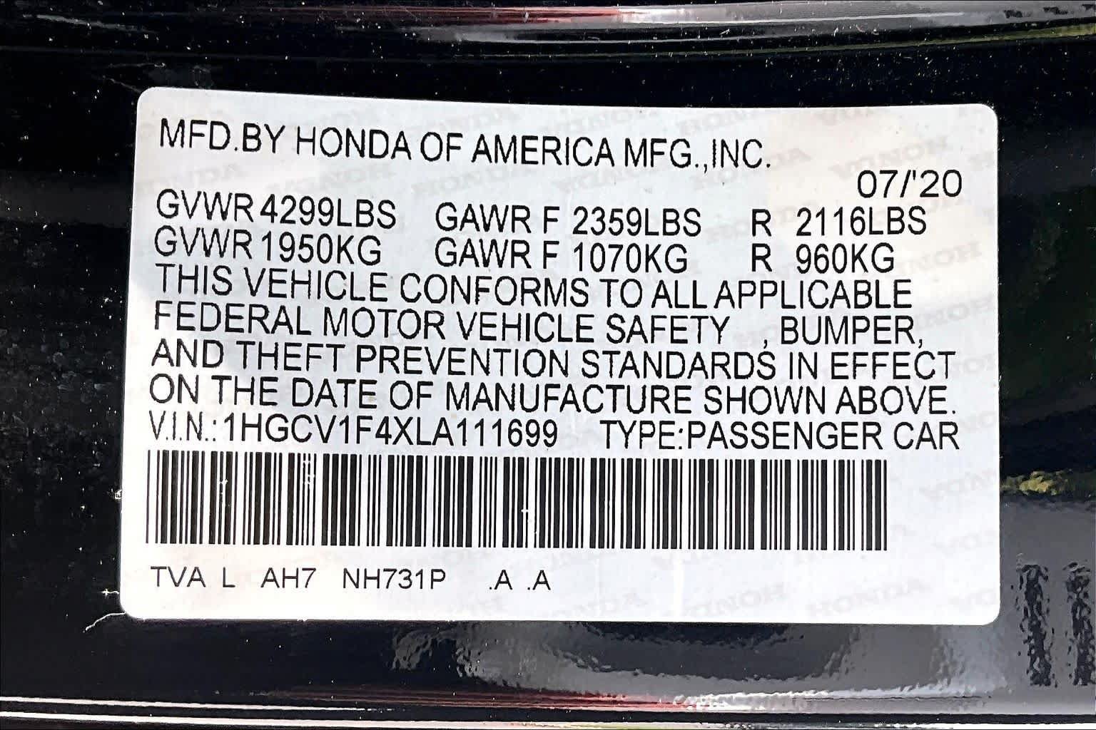 Used 2020 Honda Accord EX image 36
