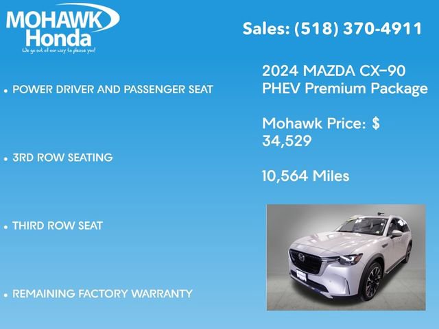 Used 2024 MAZDA CX-90 Plug-In Hybrid w/ Premium Pkg AWD/4WD image 14
