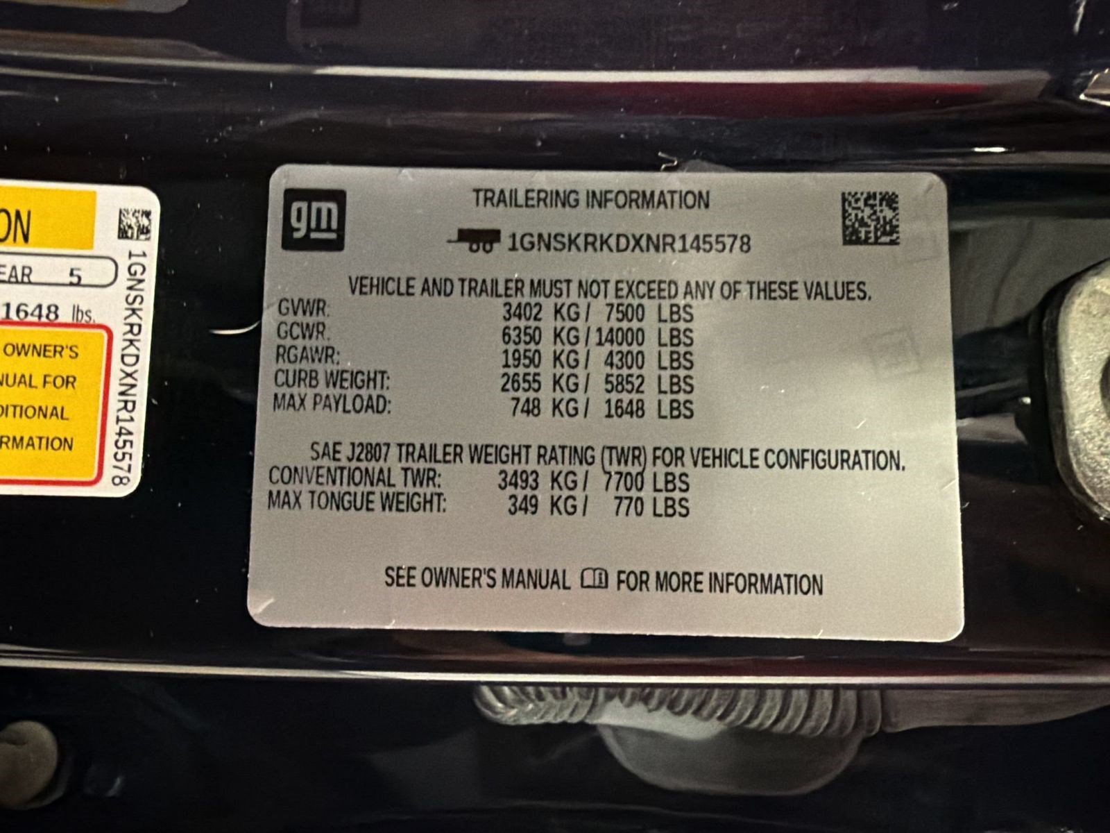Used 2022 Chevrolet Tahoe RST w/ Luxury Package AWD/4WD image 21