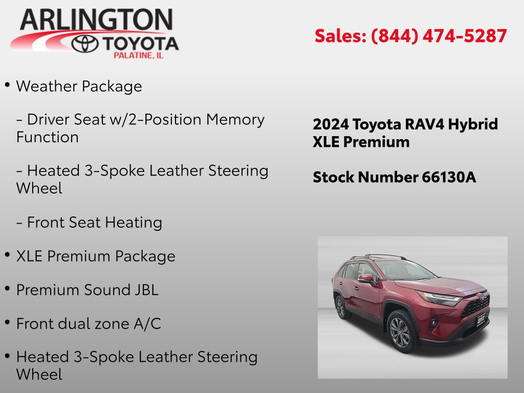 Used 2024 Toyota RAV4 XLE Premium w/ Weather Package AWD/4WD image 4