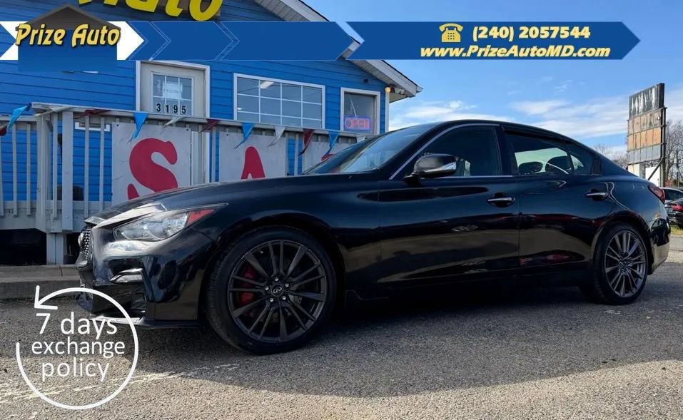 Used 2018 INFINITI Q50 Red Sport 400 w/ Sensory Package (Sport)