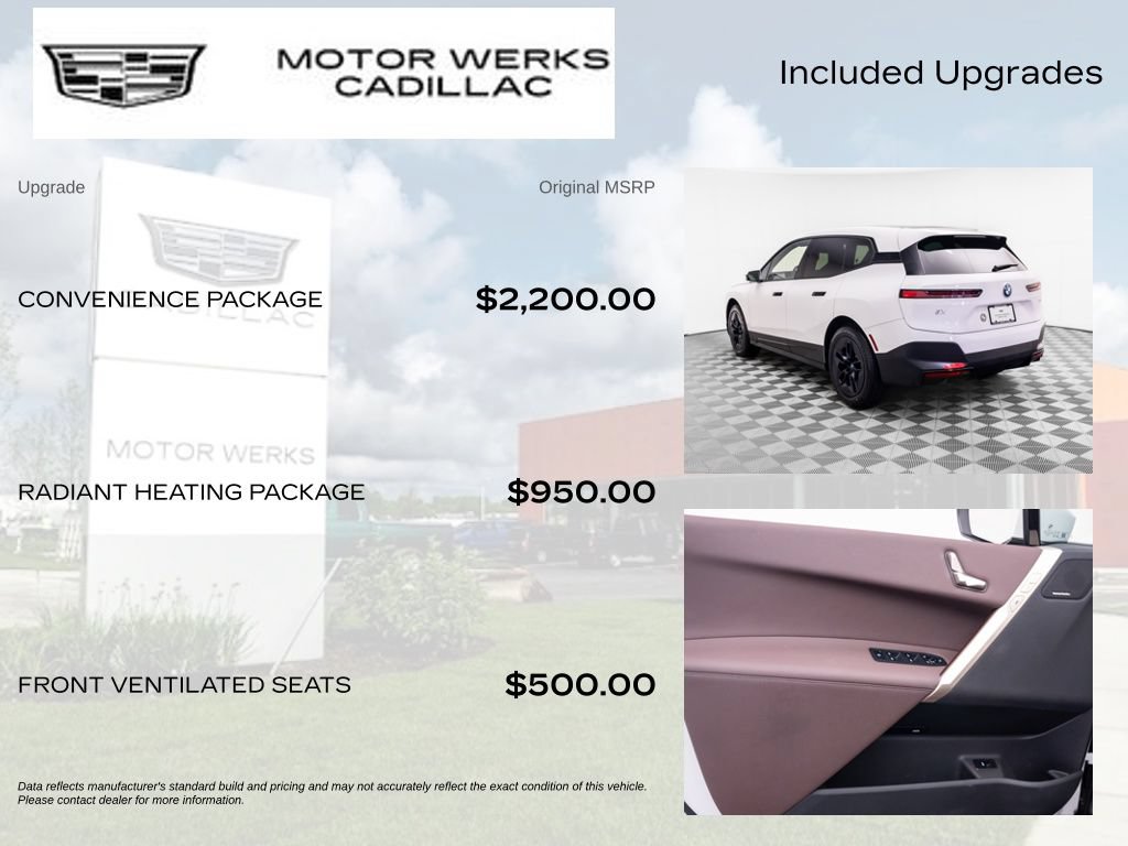 Used 2024 BMW iX xDrive50 w/ Convenience Package AWD/4WD image 8