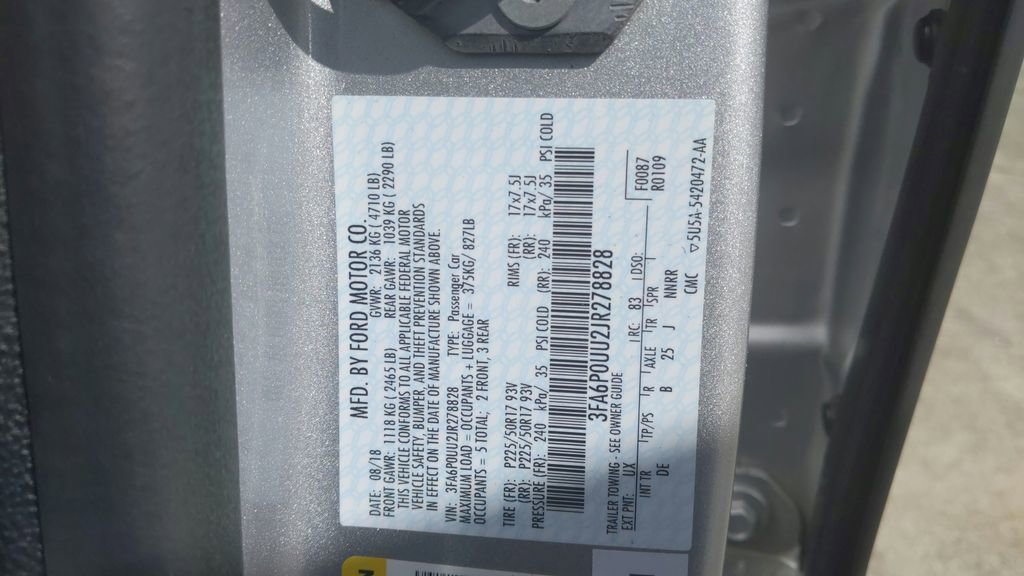 Used 2018 Ford Fusion S FWD image 18