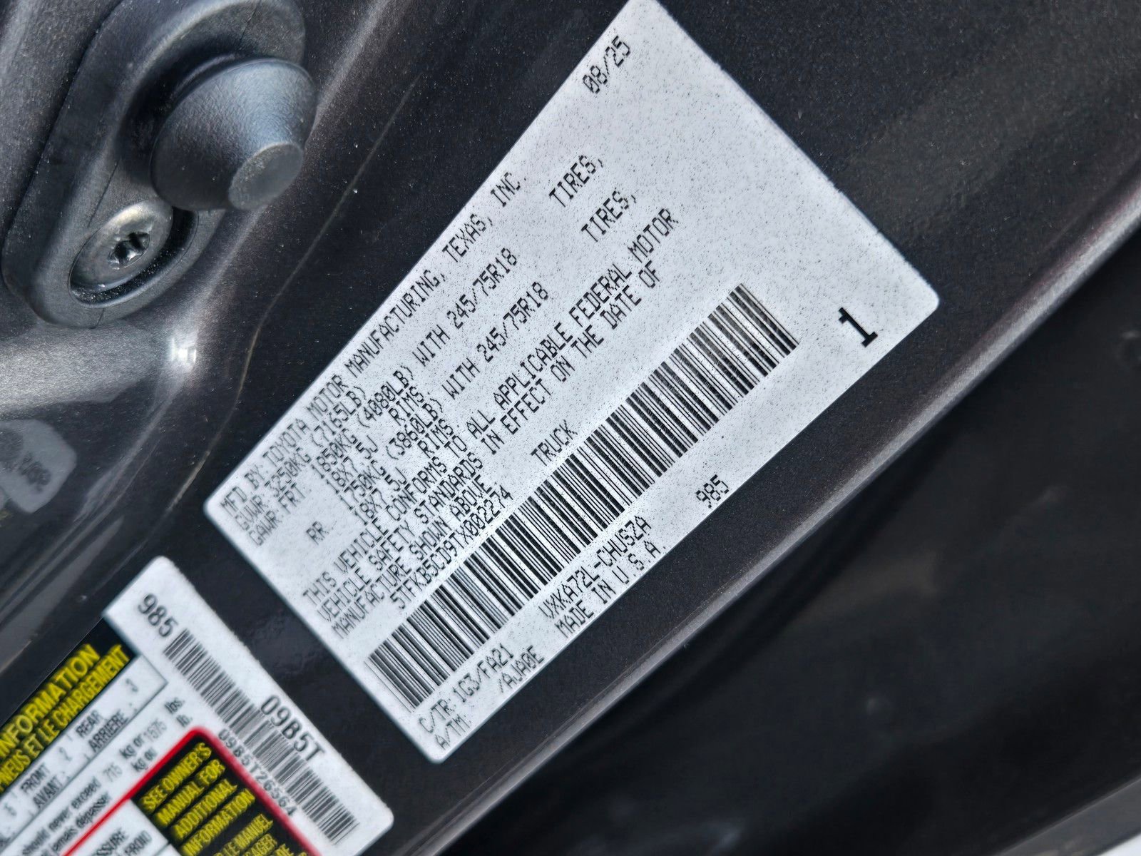 Certified 2026 Toyota Tundra SR image 25