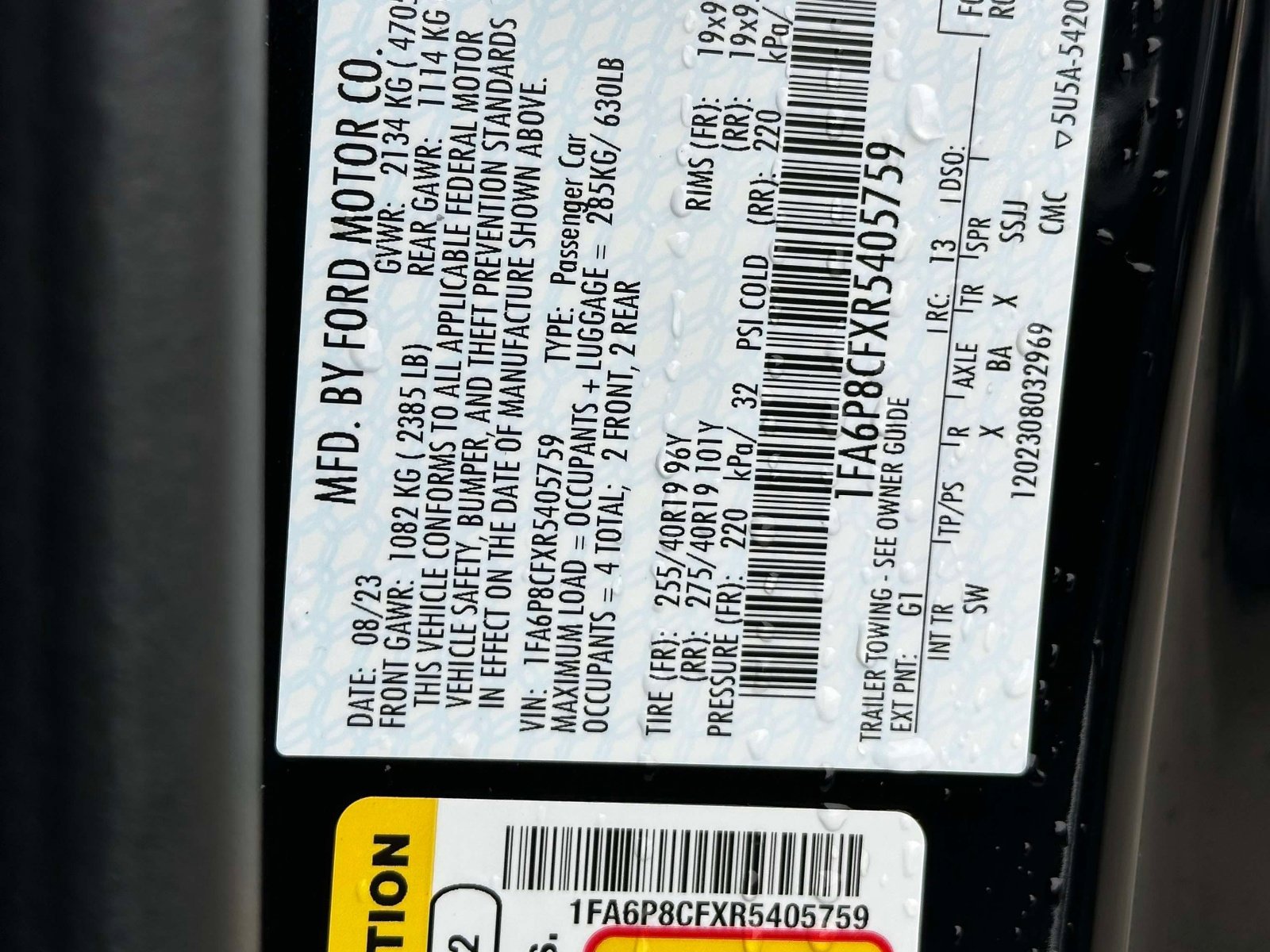 Used 2024 Ford Mustang GT Premium w/ GT Performance Package image 30