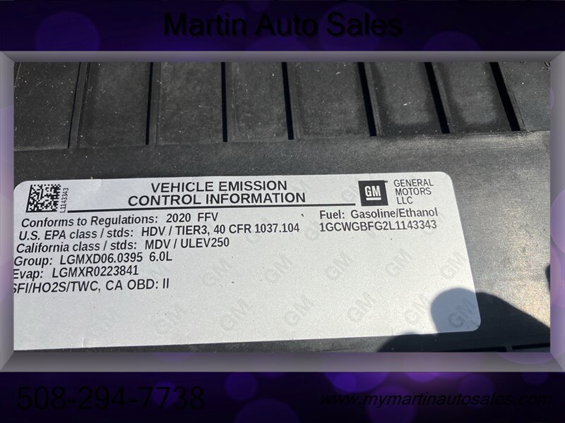 Used 2020 Chevrolet Express 2500 Extended w/ Communications Package RWD image 21