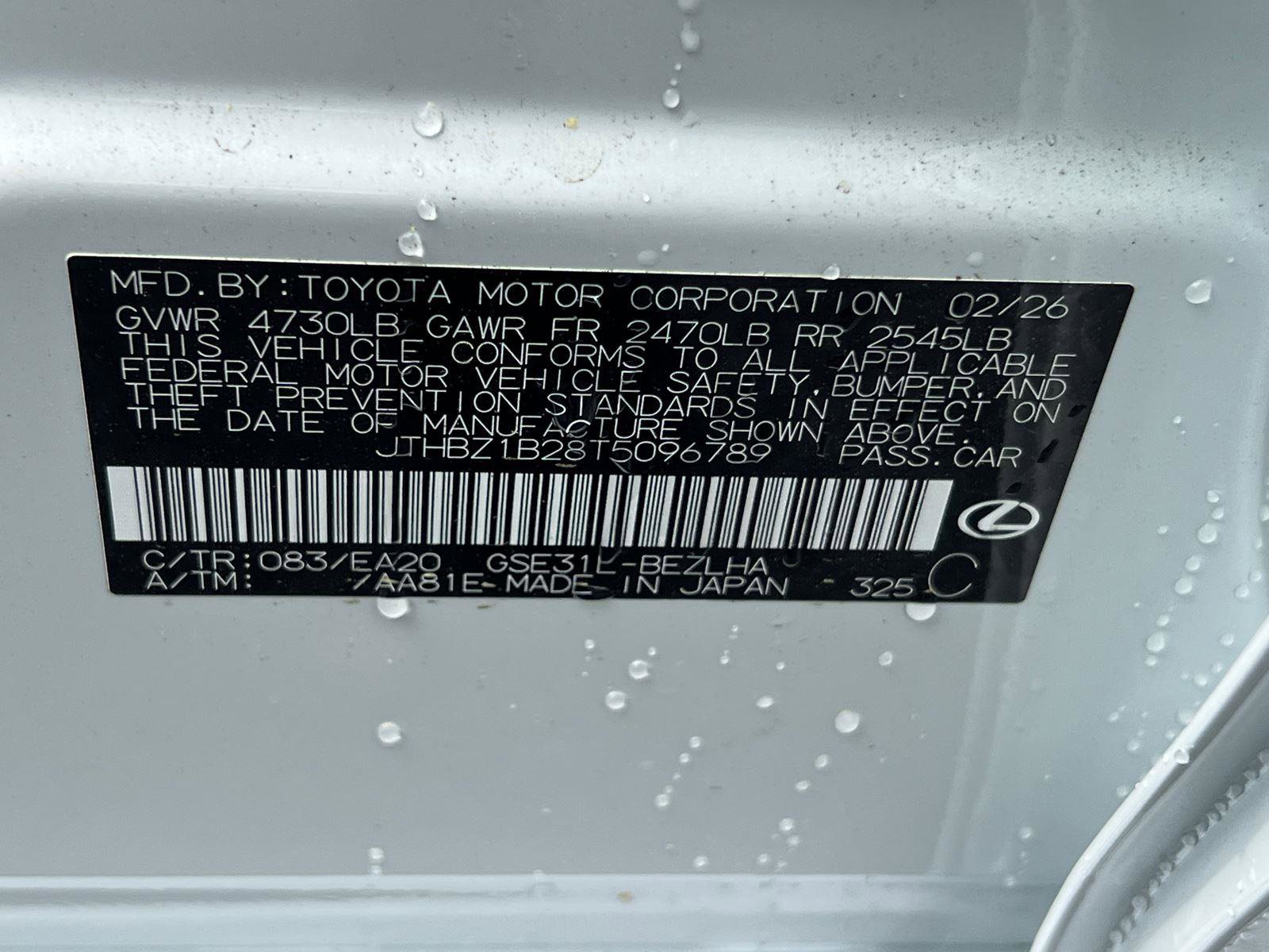 New 2026 Lexus IS 350 F Sport image 25