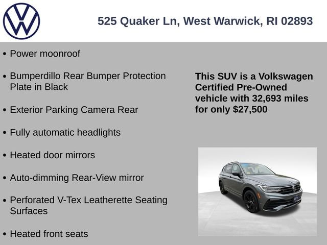 Certified 2023 Volkswagen Tiguan SE R-Line AWD/4WD image 13