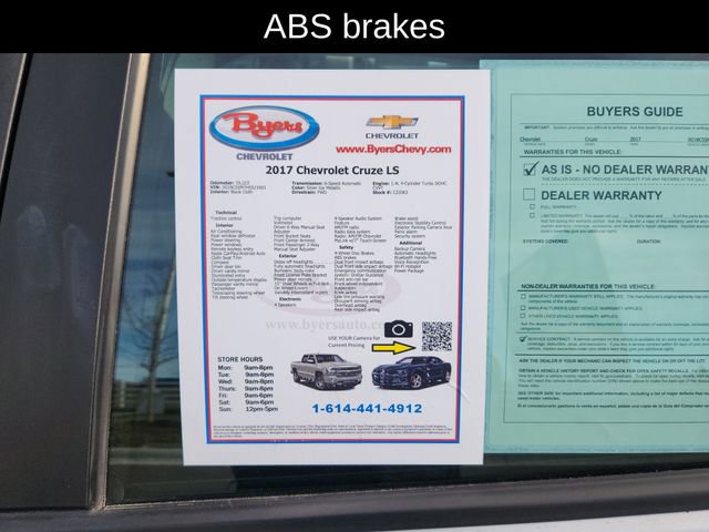 Used 2017 Chevrolet Cruze LS image 12