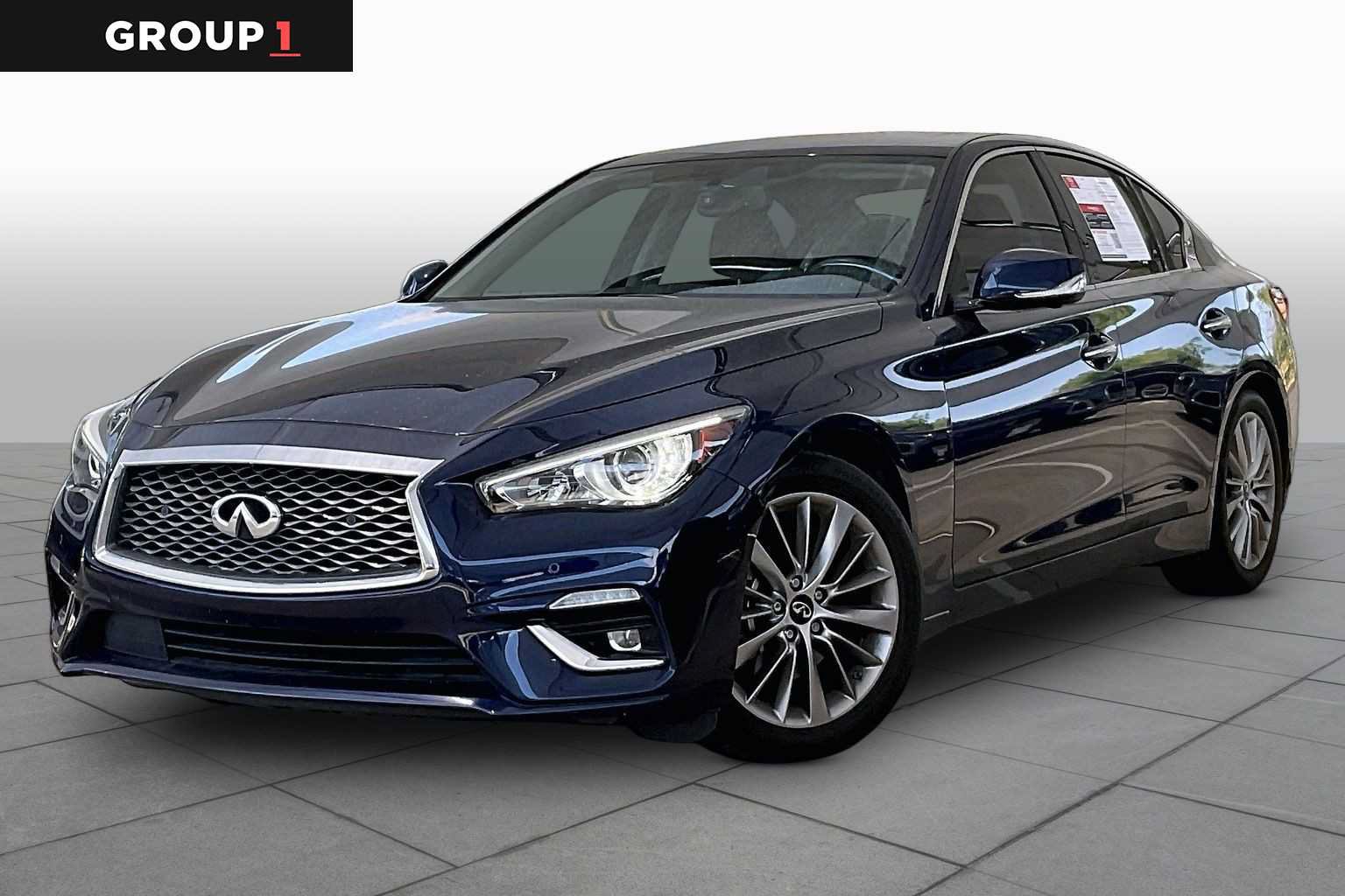 Used 2024 INFINITI Q50 Luxe w/ Cargo Package RWD image 1