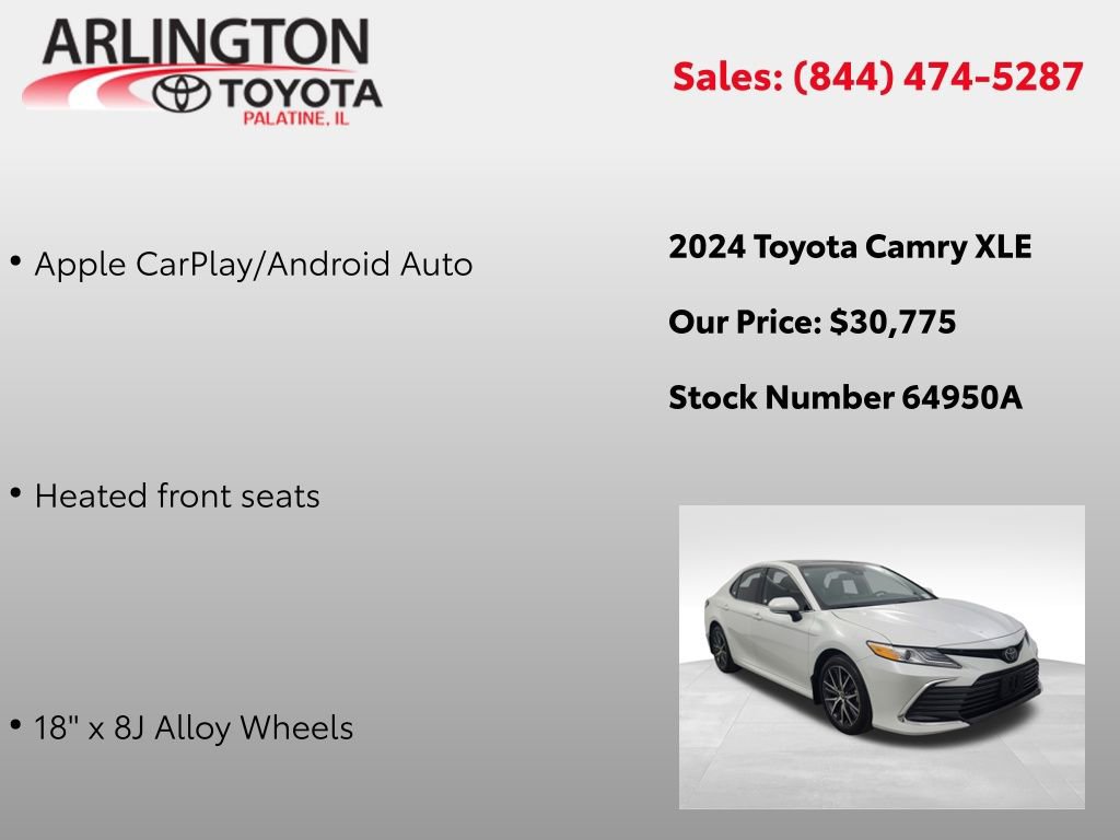 Used 2024 Toyota Camry XLE w/ Cold Weather Package image 4