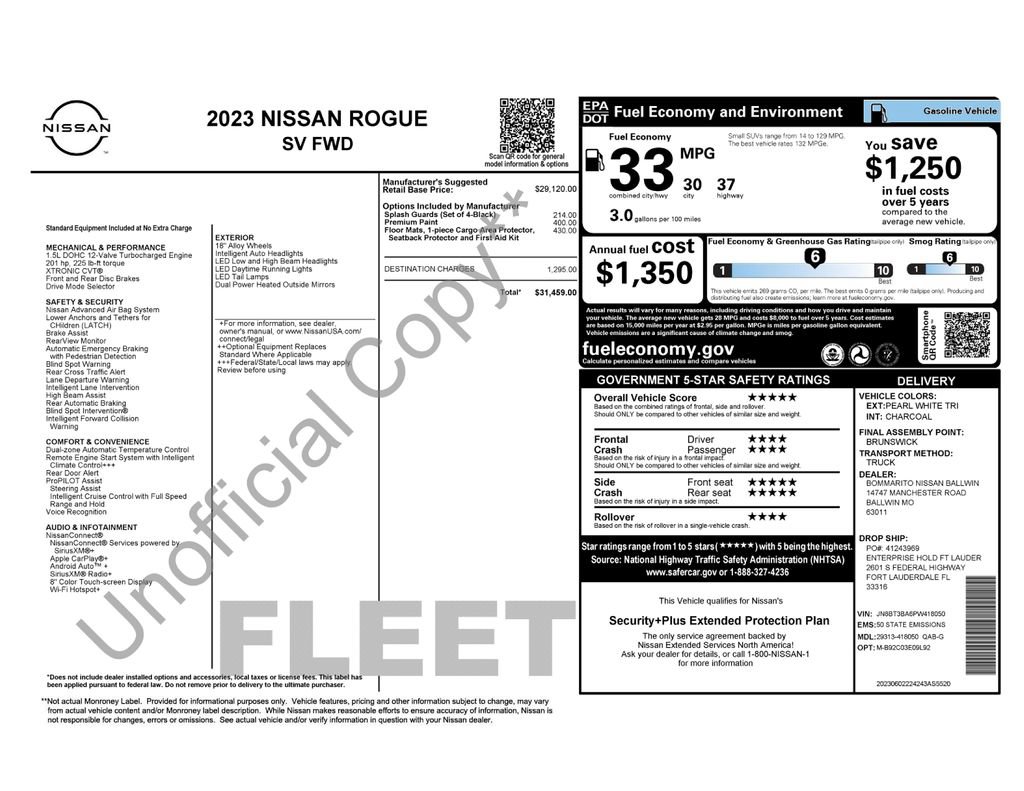 Used 2023 Nissan Rogue SV FWD image 6