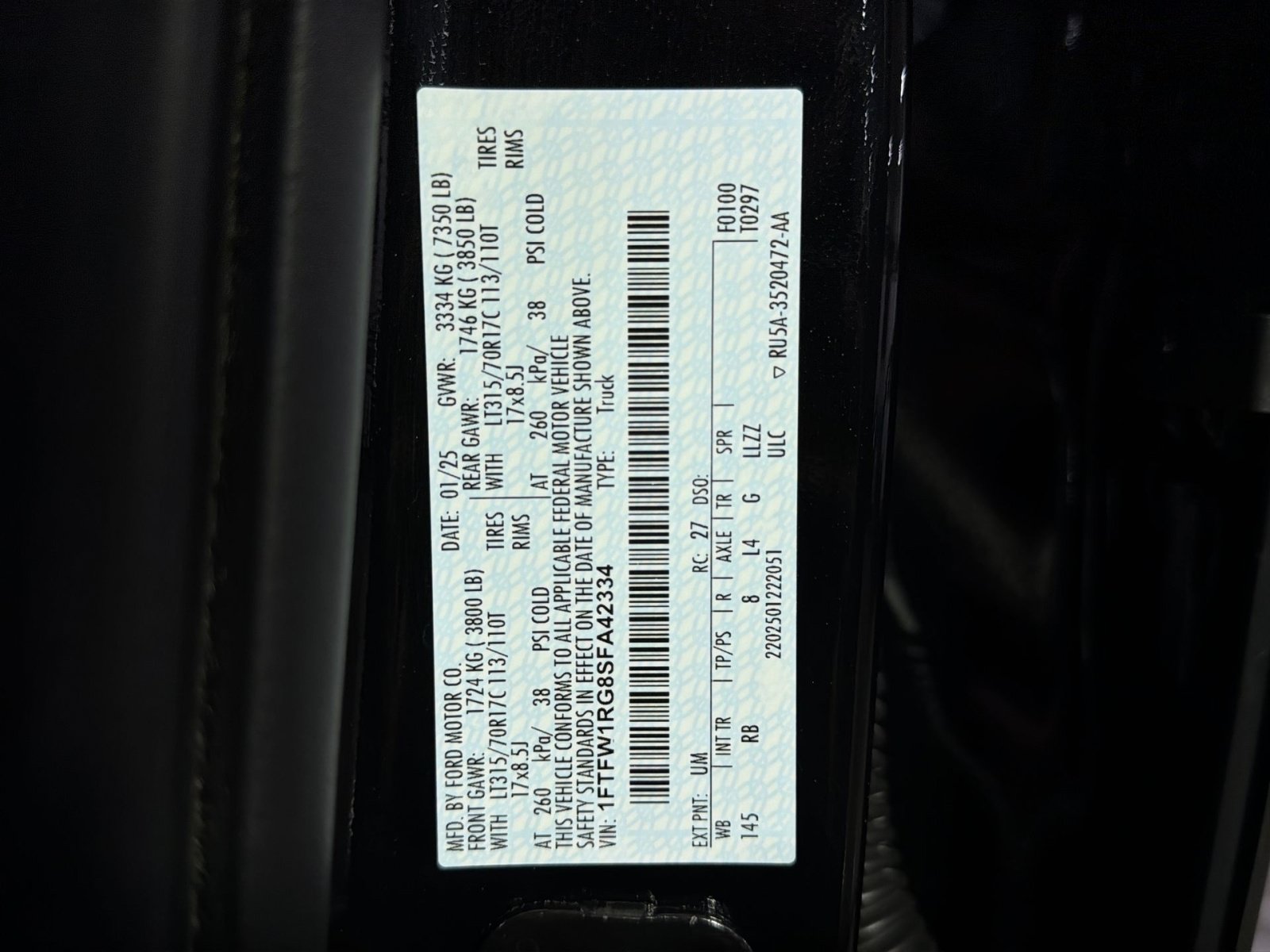 Used 2025 Ford F150 Raptor AWD/4WD image 37