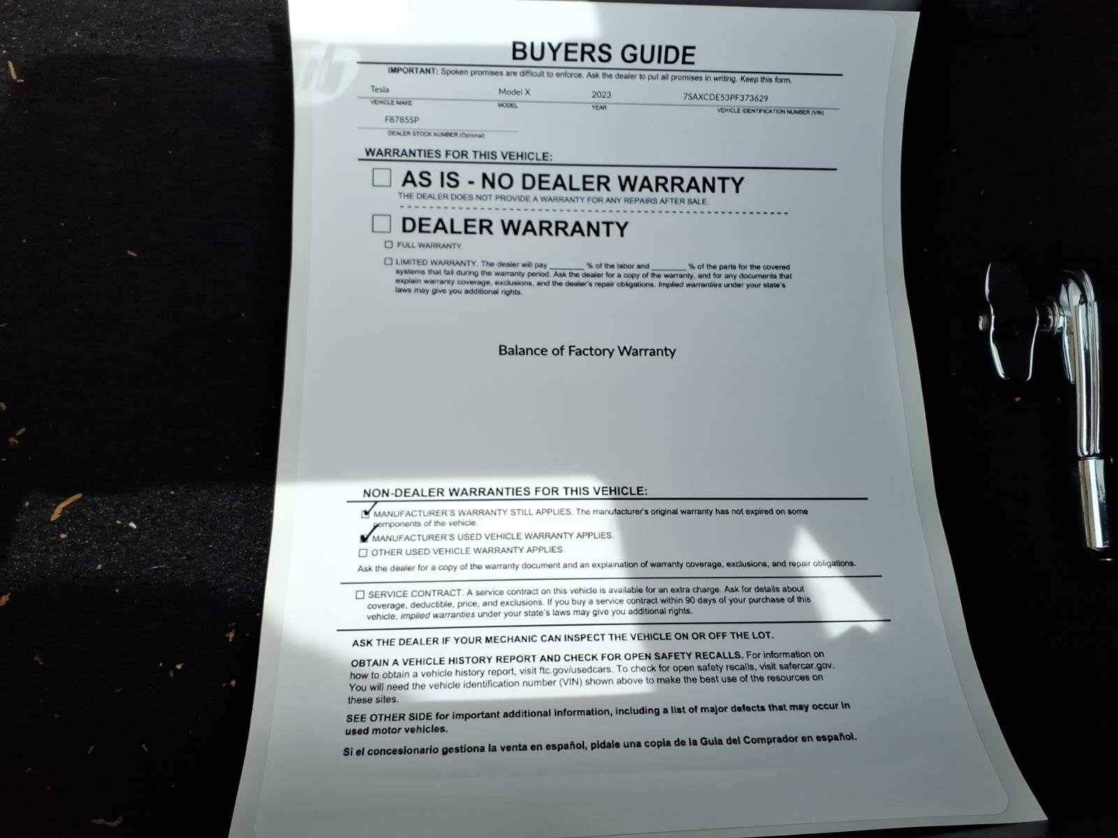 Used 2023 Tesla Model X AWD/4WD image 37
