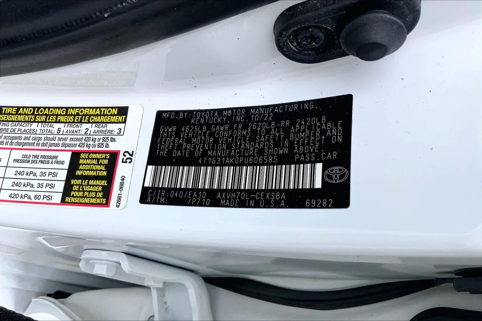 Used 2023 Toyota Camry SE FWD image 37