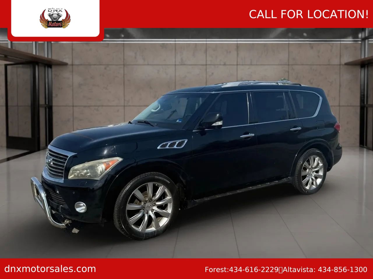 Used 2012 INFINITI QX56 4WD w/ Deluxe Touring Pkg