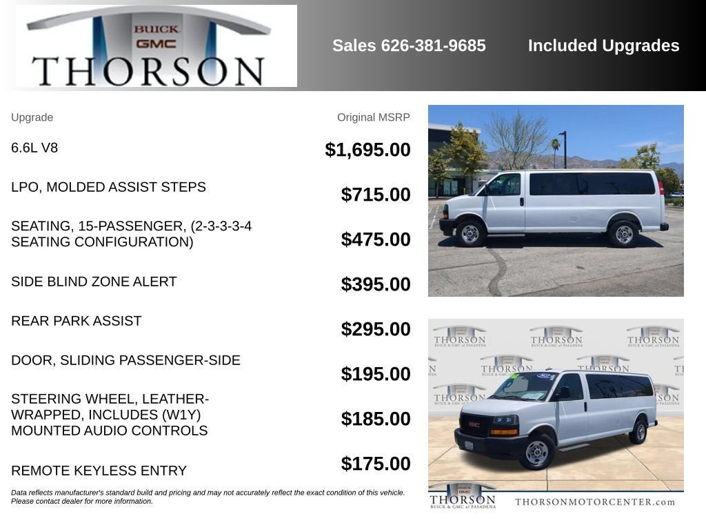 Used 2022 GMC Savana 3500 LS RWD image 6