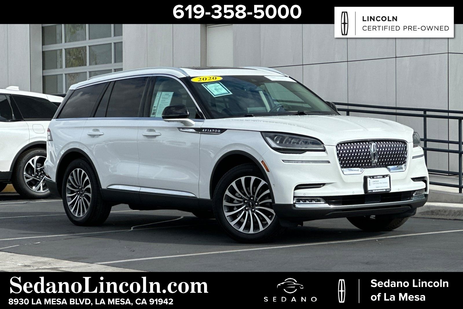 Used 2020 Lincoln Aviator Reserve w/ Equipment Group 201A