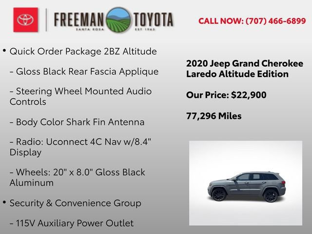 Used 2020 Jeep Grand Cherokee Altitude AWD/4WD image 9