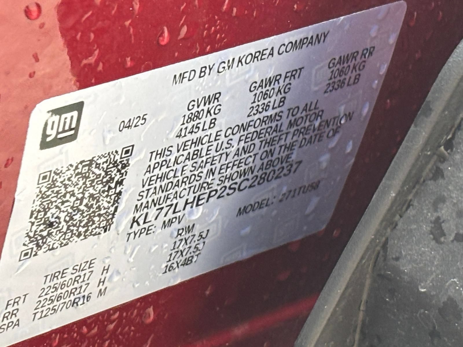 Used 2025 Chevrolet Trax LT w/ LT Convenience Package FWD image 20