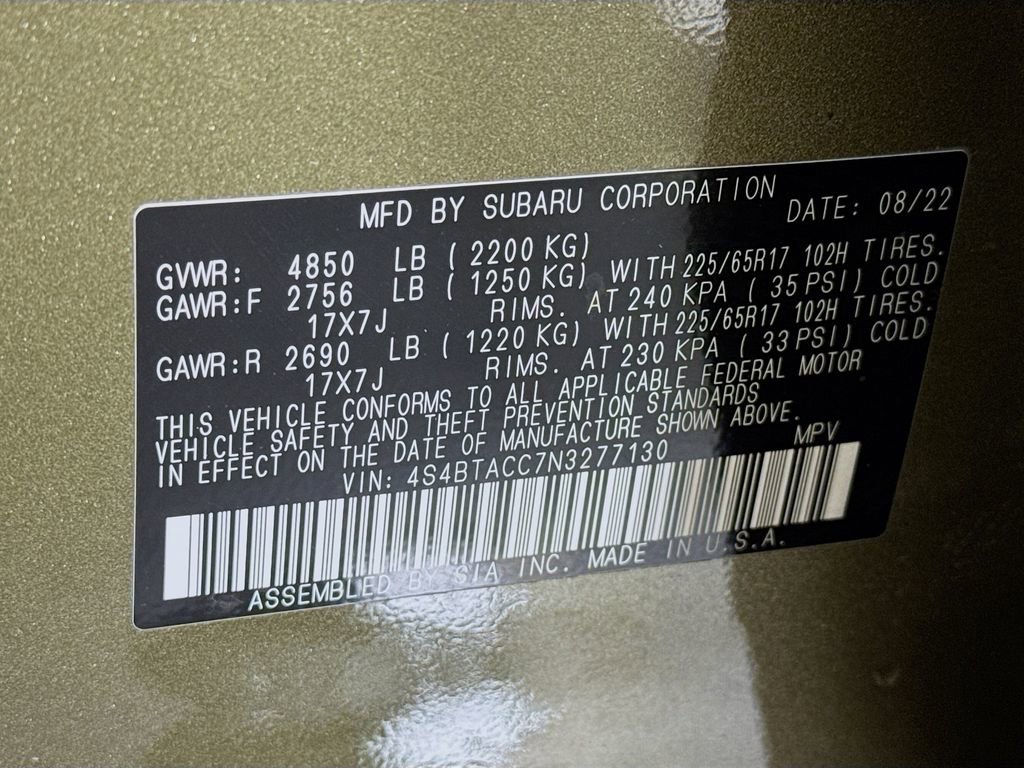 Used 2022 Subaru Outback Premium image 38