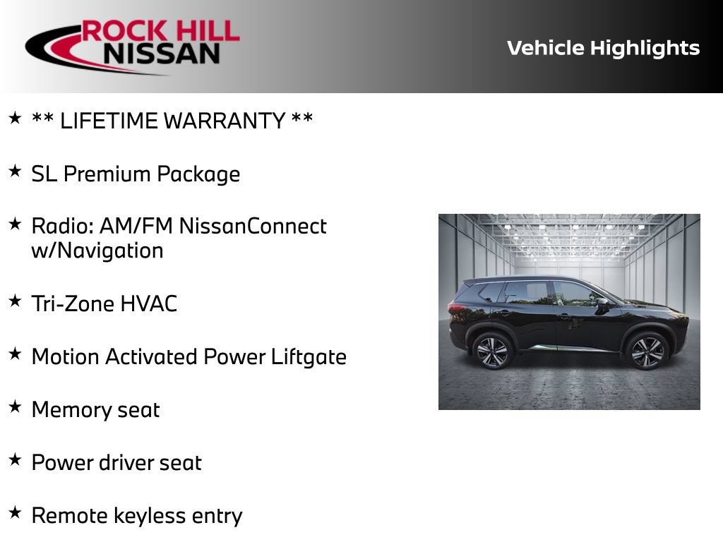 Certified 2023 Nissan Rogue SL w/ SL Premium Package AWD/4WD image 5