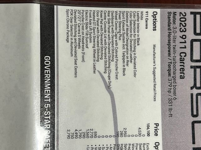 Used 2023 Porsche 911 Carrera image 89