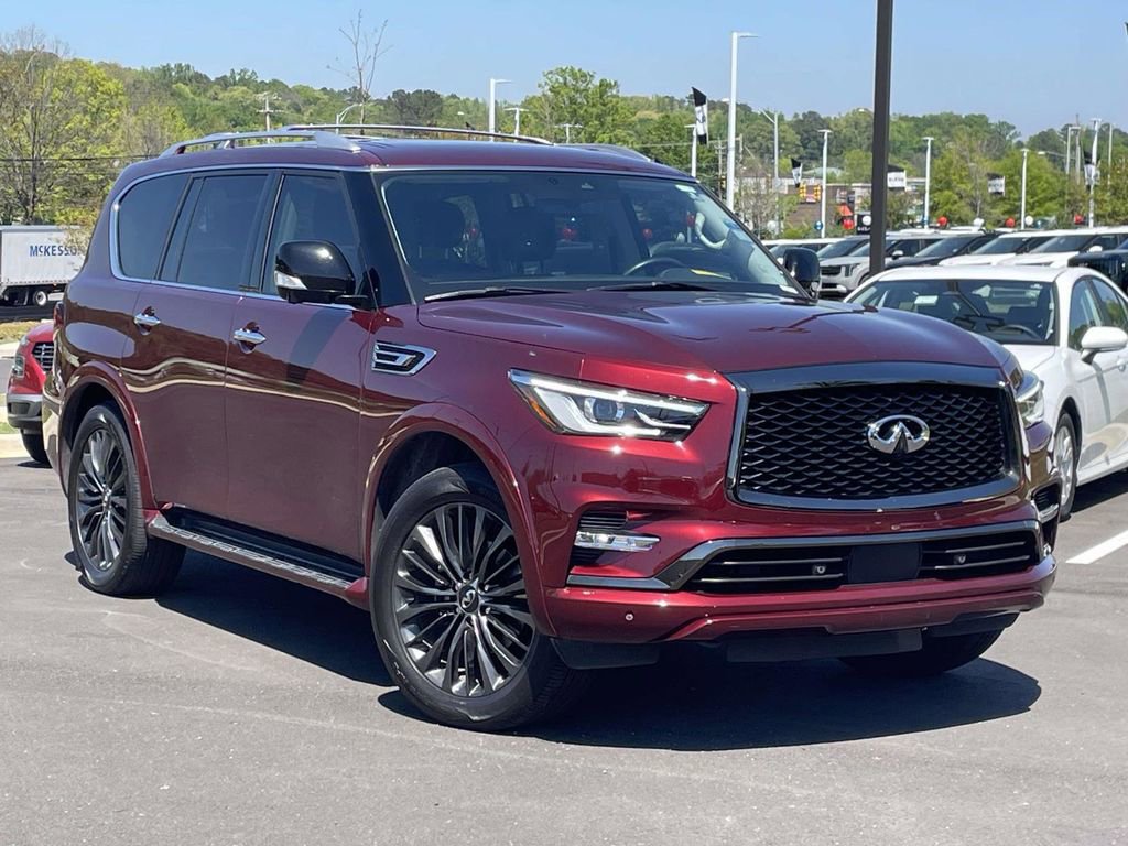 Used 2021 INFINITI QX80 Premium Select w/ All-Season Package AWD/4WD video 1