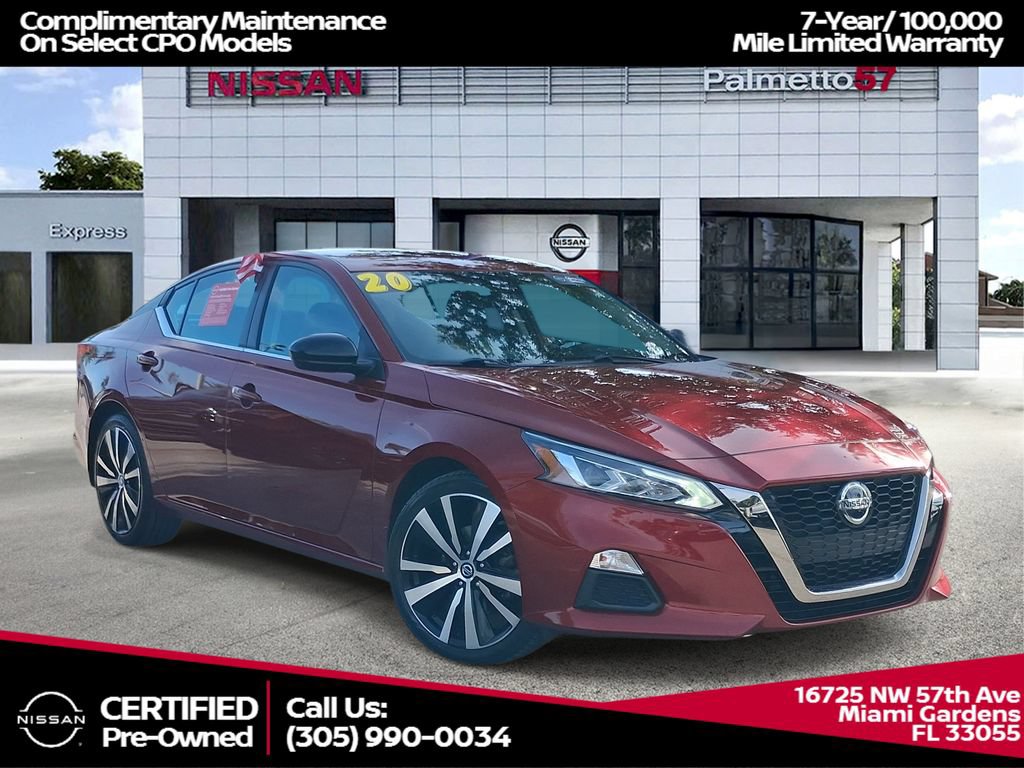 Certified 2020 Nissan Altima 2.5 SR FWD image 1