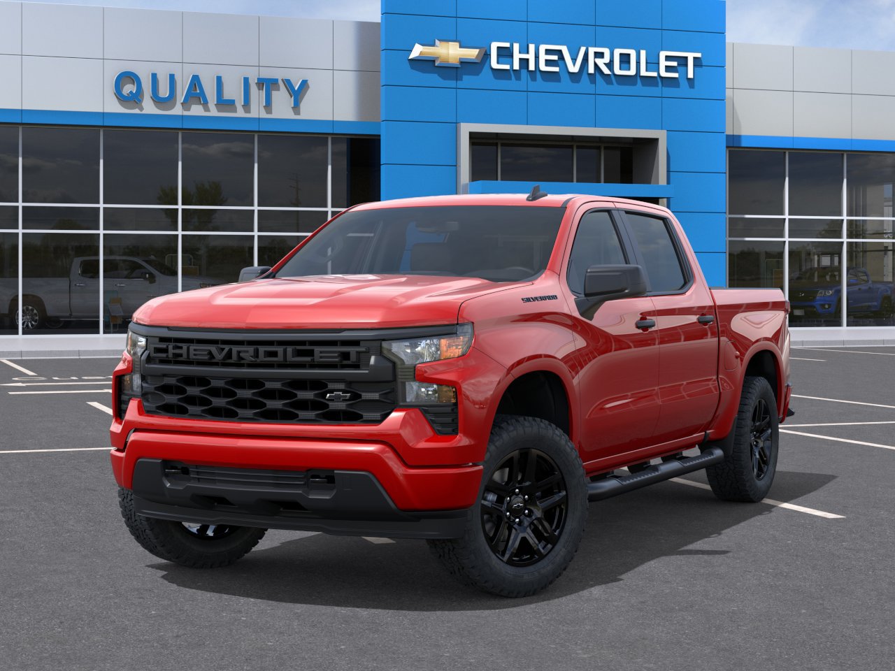 New 2026 Chevrolet Silverado 1500 Custom w/ Turbomax Blackout Package RWD image 30