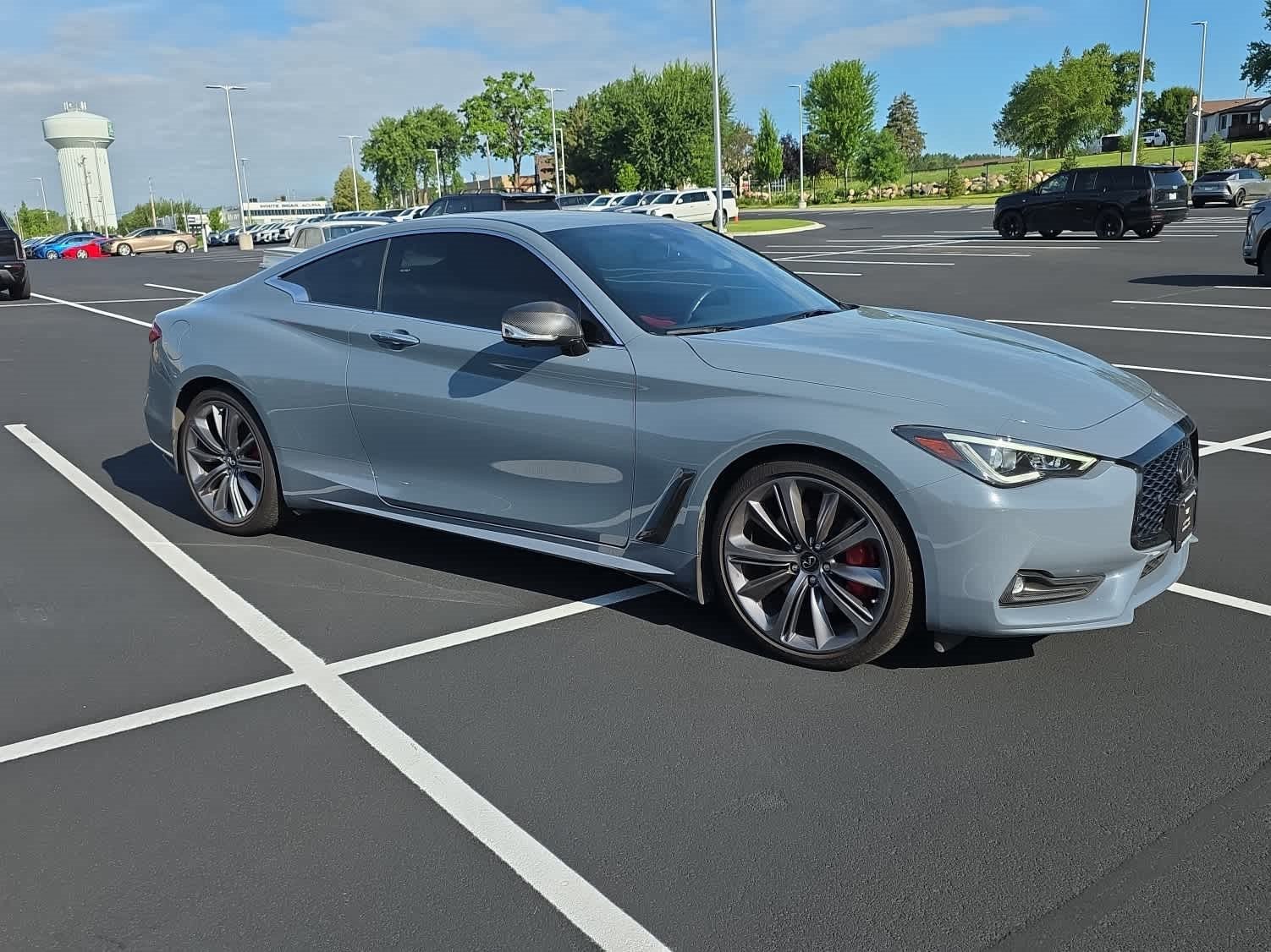 Used 2022 INFINITI Q60 Red Sport 400 w/ Carbon Fiber Package AWD/4WD video 2
