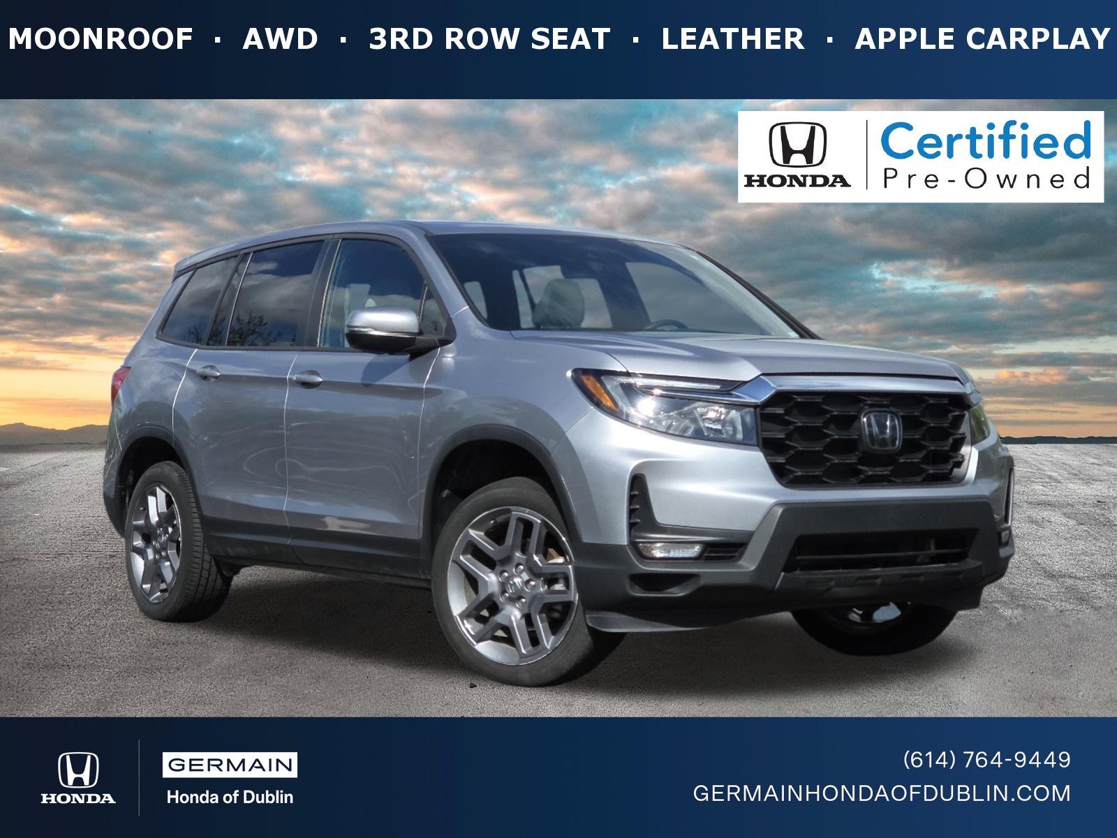 Certified 2023 Honda Passport EX-L