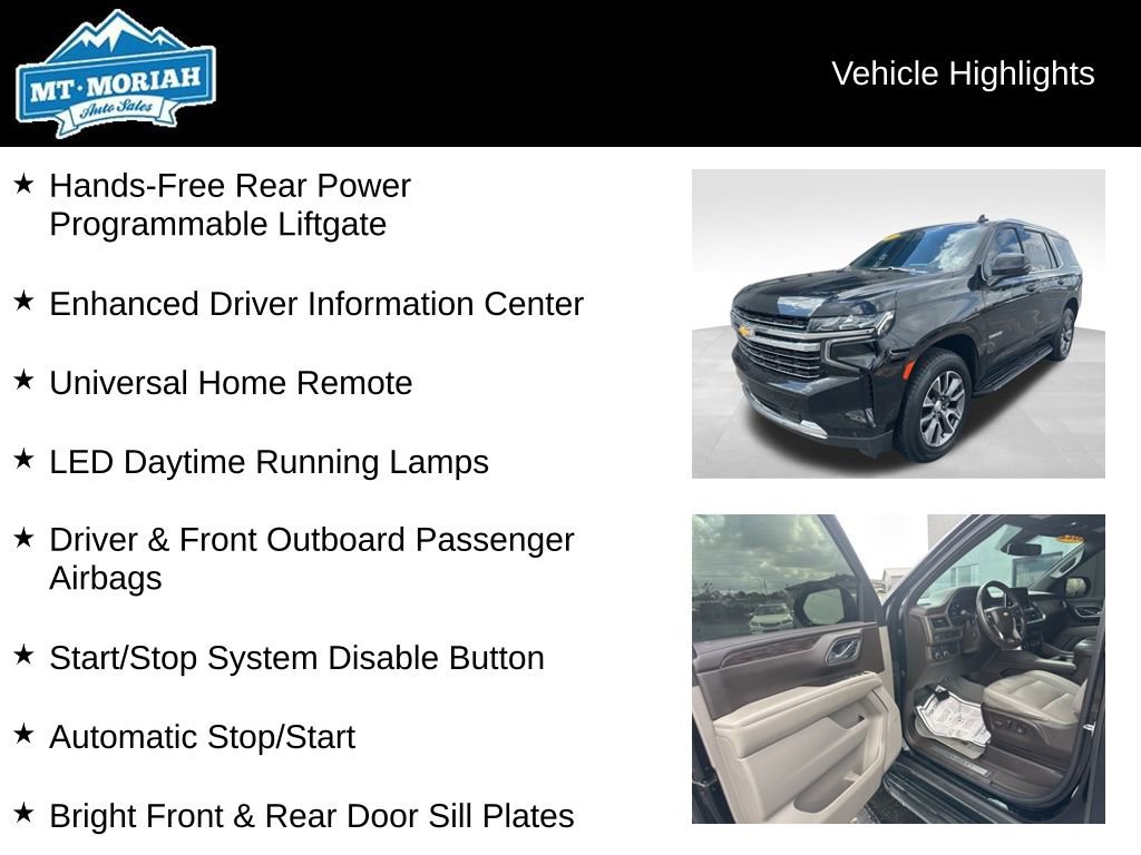 Used 2022 Chevrolet Tahoe LT w/ Luxury Package image 24