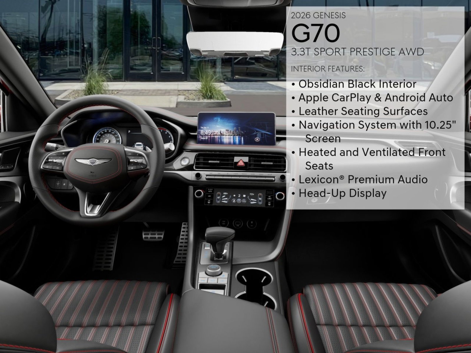 New 2026 Genesis G70 3.3T Sport Prestige image 15