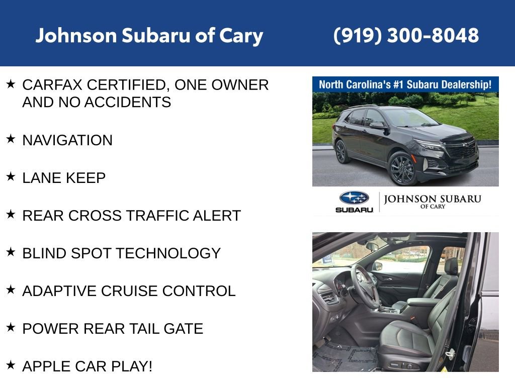 Used 2023 Chevrolet Equinox RS w/ RS Leather Package image 6