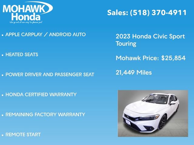 Certified 2023 Honda Civic Sport Touring image 16