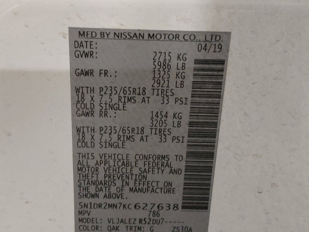 Used 2019 Nissan Pathfinder SV FWD image 33