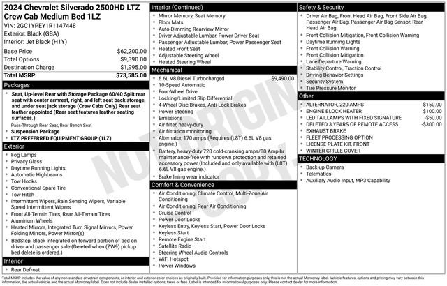 Used 2024 Chevrolet Silverado 2500 LTZ AWD/4WD image 28