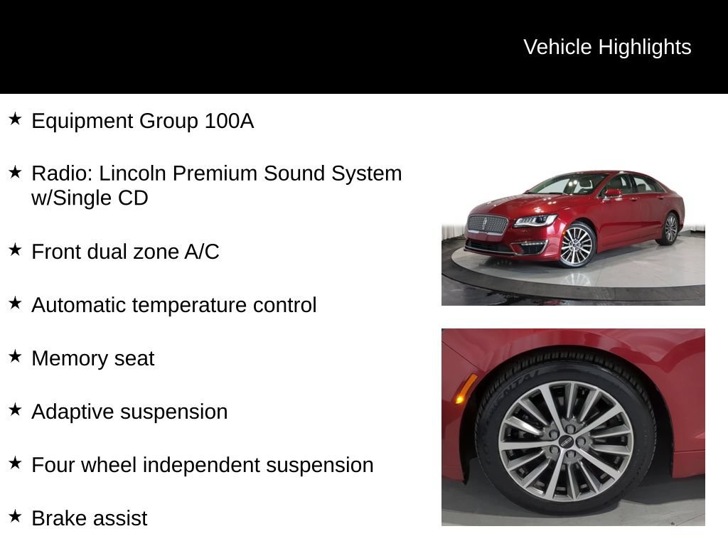 Used 2017 Lincoln MKZ Premiere FWD image 7