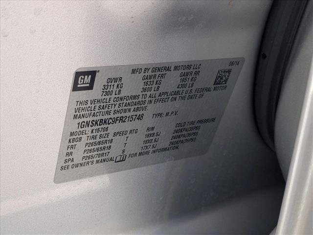Used 2015 Chevrolet Tahoe LT w/ Max Trailering Package AWD/4WD image 26