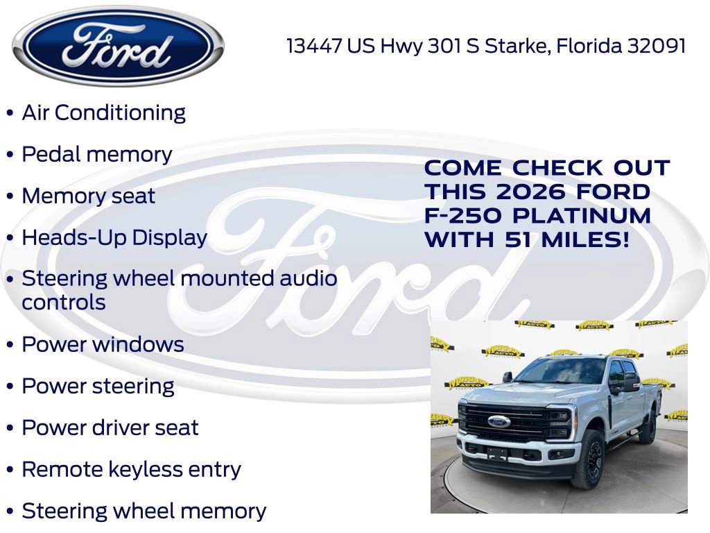 New 2026 Ford F250 Platinum image 25