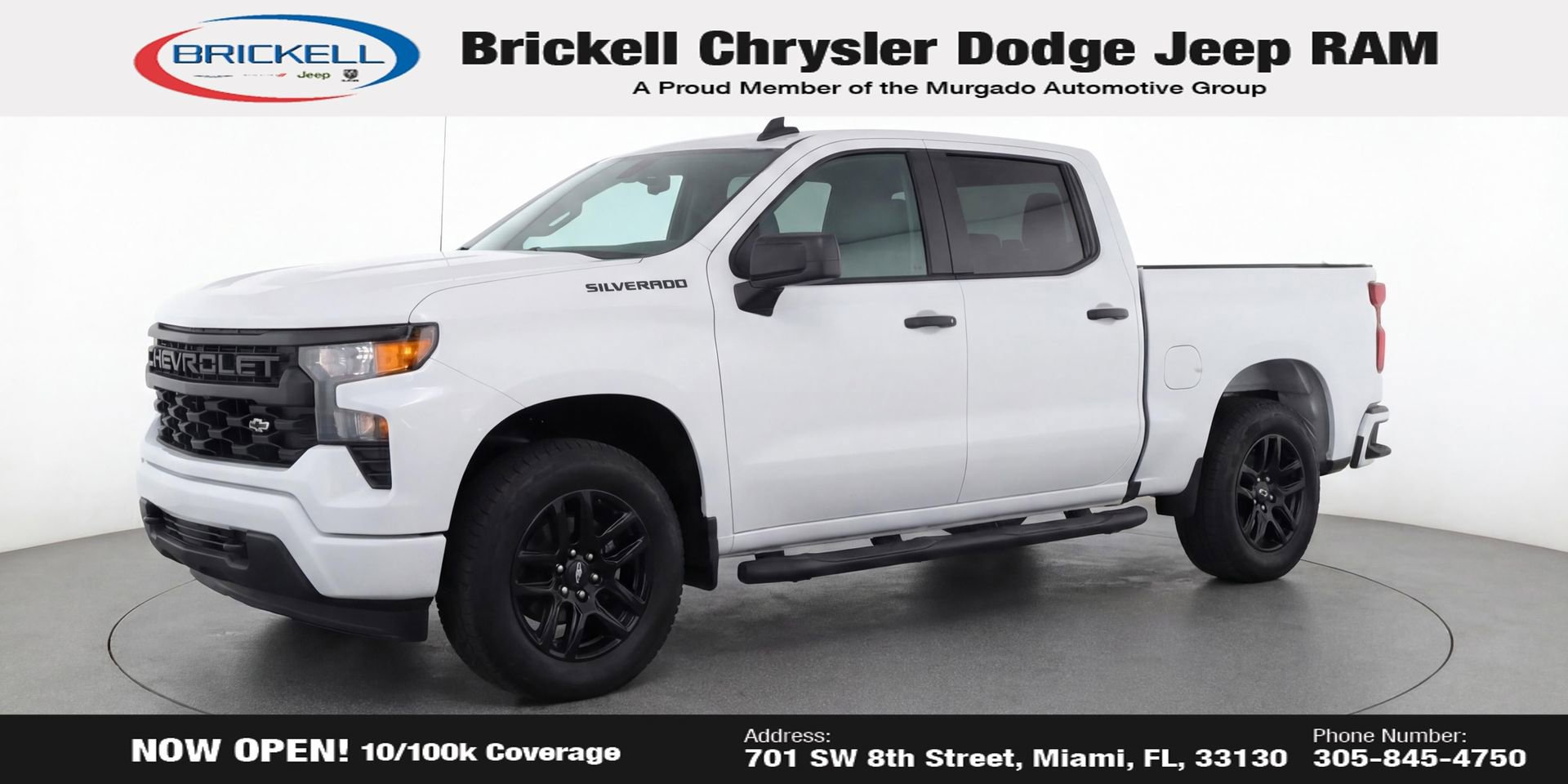 Used 2024 Chevrolet Silverado 1500 Custom w/ Turbomax Blackout Package image 1