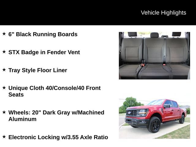 Used 2024 Ford F150 STX w/ Equipment Group 201A FX4 AWD/4WD image 8