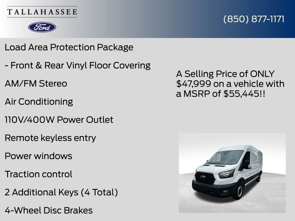 New 2025 Ford Transit 250 148 Medium Roof w/ Load Area Protection Package image 11