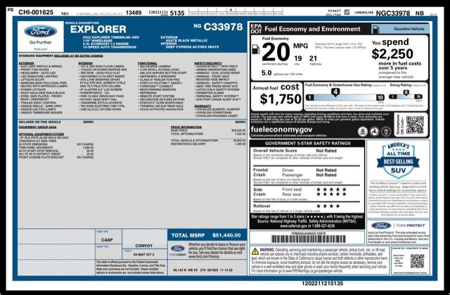 Used 2022 Ford Explorer Timberline AWD/4WD image 33